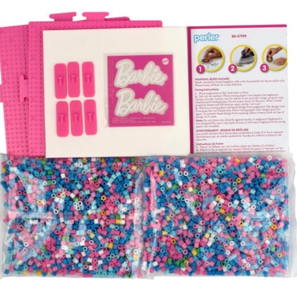 Perler Barbie Fused Bead Deluxe Box Kit - Picture 7 of 9
